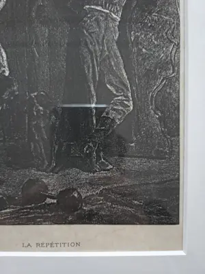 Felicien Rops - La Repetition. Dame aan trapeze. kopen? Bied vanaf 79!