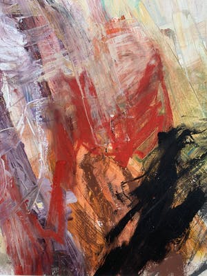 Eugenie Dammer - gemengde techniek op papier - 'Cruel' - 1993 (Uniek werk) kopen? Bied vanaf 1!