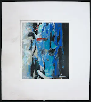 Nico Molenkamp - Zeefdruk, Abstracte compositie kopen? Bied vanaf 1!
