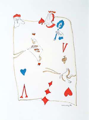 Hans Verweij - Luxe editie portfolio met 4 Litho's, een originele tekening en gedicht. verkocht voor € 95!