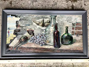 Richard van Dijk - Schitterend schilderij - stilleven Frankrijk kopen? Bied vanaf 175!