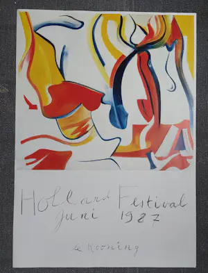 AcheterWillem de Kooning - Affiche Holland Festival 1987? Enchérissez de 100!