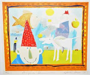 Wouter Stips - A Good Conversation, zeefdruk - EXTRA: Gesigneerd Boek verkocht voor € 45!