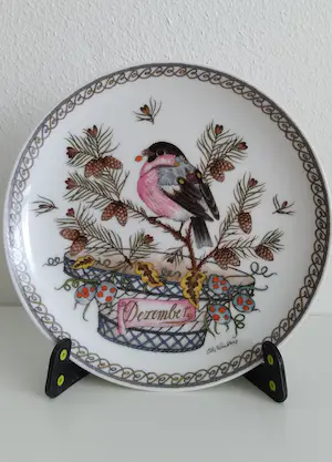 Hutschenreuther - Wandbord Hutschenreuther - Porselein Ole Winther , goudvink kopen? Bied vanaf 1!