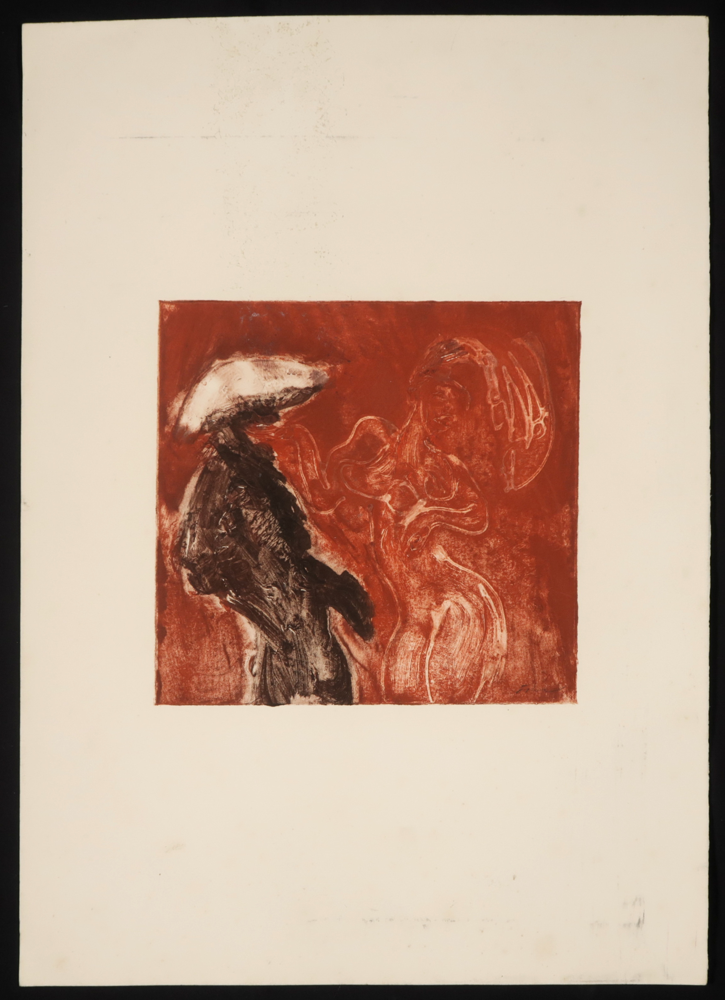 Luis Filcer - Gouache, Zonder titel kopen? Bied vanaf 35!