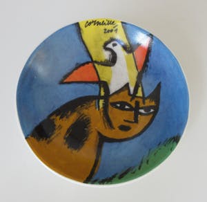 Corneille - Vier porseleinen onderzetters en een kopje kopen? Bied vanaf 28!