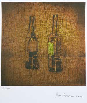 Rob Scholte - Zeefdruk, Flessen verkocht voor € 80!