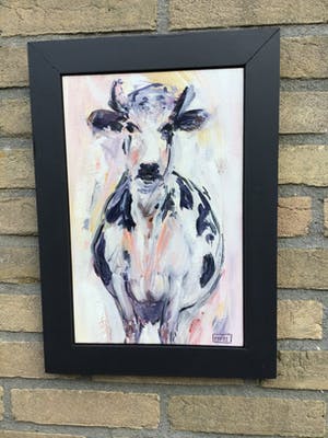 Niet of onleesbaar gesigneerd - Twee keer een koe. kopen? Bied vanaf 1!