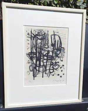 Corneille - Compositie, zeefdruk (mooi ingelijst) kopen? Bied vanaf 150!