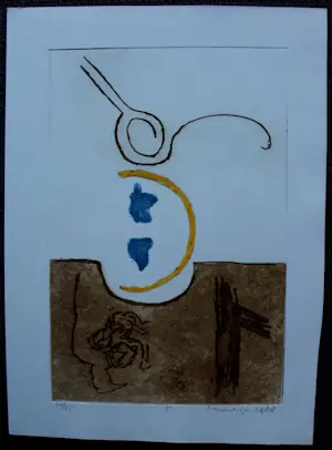 Jan Montyn - 10 etsen en 10 korte gedichten - 1968 kopen? Bied vanaf 750!