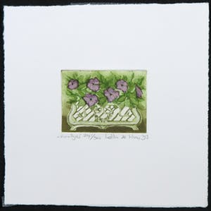 Laetitia de Haas - Lot van vijf kleurenetsen, Stillevens kopen? Bied vanaf 60!