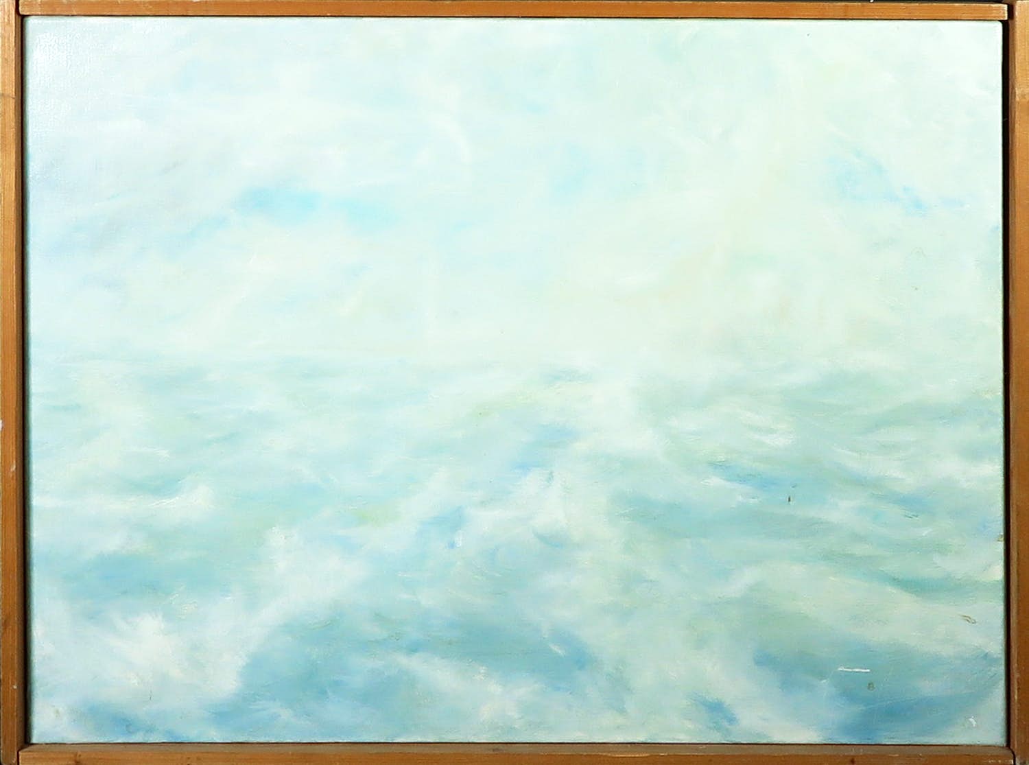 Hans Steggerda - Olieverf op doek, Oktober 27 - Ingelijst verkocht voor € 50!