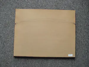 Willem Witjens - Mooie grote Ets "afgemeerde bootjes bij Hattem" potloodgesigneerd - orig. lijst kopen? Bied vanaf 35!