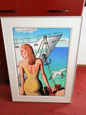 Leon Janssen - Prachtige houtsnede verkocht voor € 75!