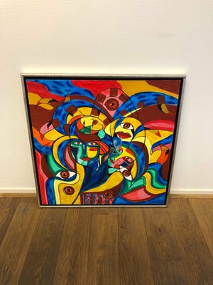 Maartje Wijngaarden - Schilderij met gezichten kopen? Bied vanaf 130!