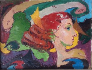 Louis de Gier - 1912-1984. Portret vrouw 1947 kopen? Bied vanaf 320!