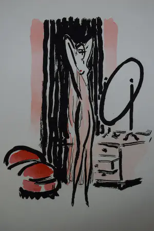 Kees van Dongen - Pochoir - Voor de Spiegel - 1925 kopen? Bied vanaf 300!