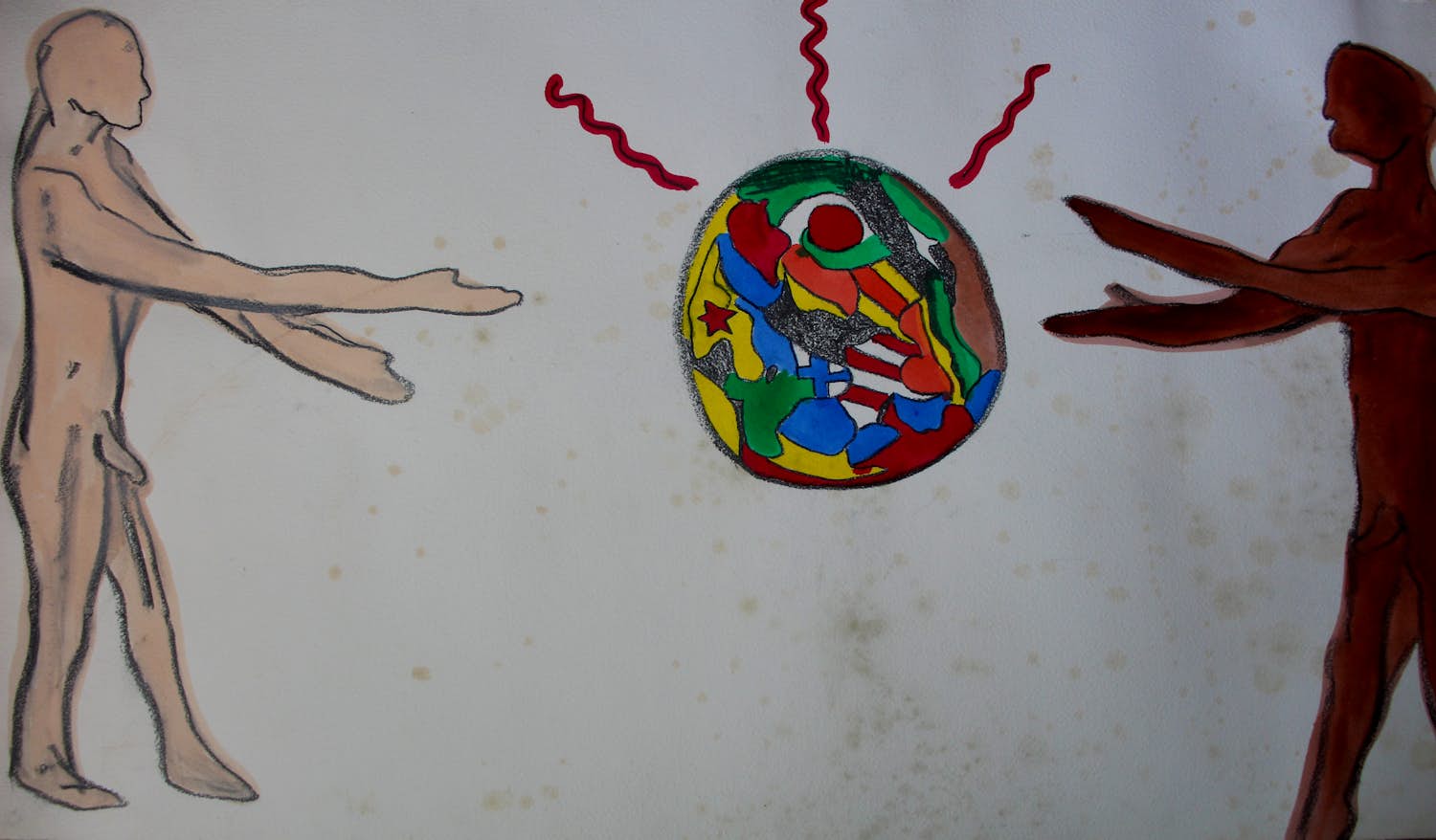 Ronnie Cutrone - Gemengde techniek op papier - 1976 kopen? Bied vanaf 295!