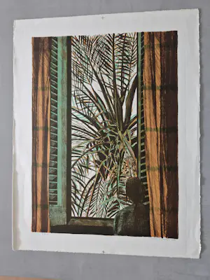Joost Minnigh - Rotterdams graficus en beeldend kunstenaar - grote kleuren Litho - bep.oplage kopen? Bied vanaf 65!