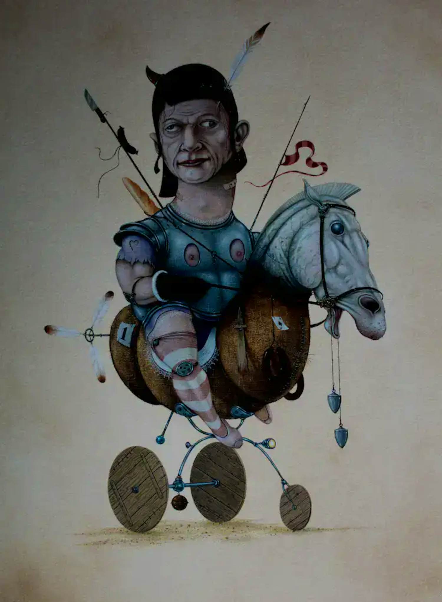 Buy Hans Kanters - Litho: surrealistische voorstelling (sterk afgeprijsd!)? Bid from 125!