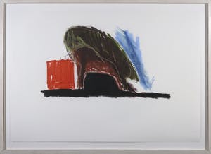 Wim Gijzen - Krijttekening, Zonder titel - Ingelijst (Groot) kopen? Bied vanaf 50!