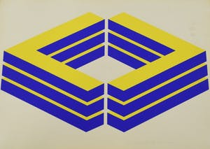 Jan Dibbets - Lot van drie zeefdrukken op papier - Gesigneerd r.o - Oplage 100 ex. kopen? Bied vanaf 50!