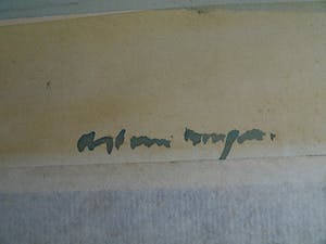 Niet of onleesbaar gesigneerd - Aquarel, “Zonder titel” – gesigneerd kopen? Bied vanaf 1!