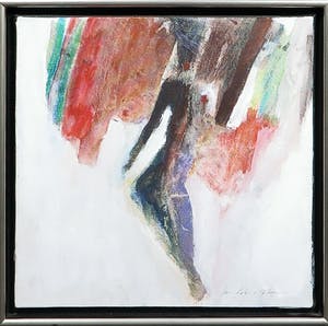 Jan Peter van Opheusden - Acrylverf op linnen, Onzichtbaar, Ingelijst kopen? Bied vanaf 10!