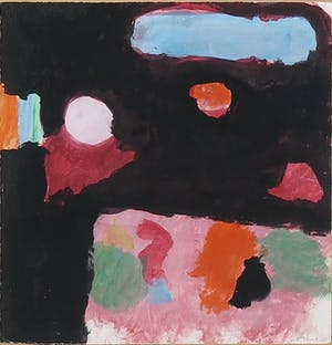 Eugene Brands - Gouache, An Island kopen? Bied vanaf 1500!