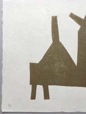 Klaas Gubbels - ‘Super saai stilleven’ - houtdruk op geschept papier - 2017 kopen? Bied vanaf 325!