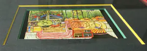 Friedensreich Hundertwasser - offsetprint met prägedruk | 'Regentag in Siam | 1976-1977 kopen? Bied vanaf 20!