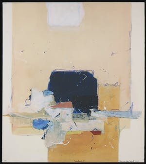 Ron van der Werf - Zeefdruk op papier gelijmd op canvas, Symfonie I (met ophangsysteem) kopen? Bied vanaf 1!