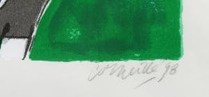 Corneille - Zeefdruk, Femme Arc-en-ciel - Ingelijst kopen? Bied vanaf 200!