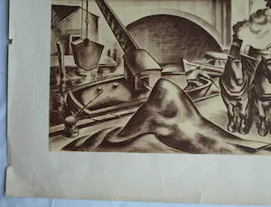 Mommie Schwarz - Kunst-Schoolplaat (?) uit ca. 1975 , “Paris”, Parijs - SBV Utrecht kopen? Bied vanaf 1!