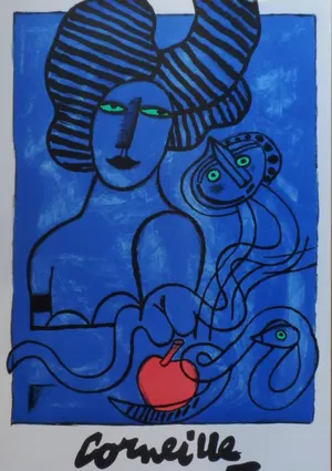 Corneille - Kleurenlitho IMAGE DU PARADIS uit 1978 kopen? Bied vanaf 1!