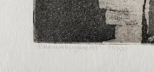 Lucie Meulendijks - Amsterdam, Brouwersgracht - Ets kopen? Bied vanaf 45!