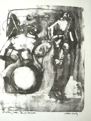 Wim Motz - Litho - Jazz kopen? Bied vanaf 30!