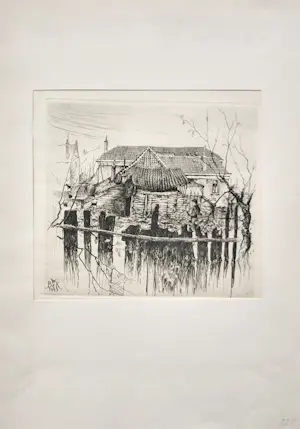 Hans van Dokkum - Dorpsgezicht kopen? Bied vanaf 40!