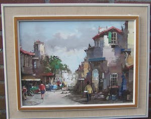 Harry Koolen - Frans Stadsgezicht kopen? Bied vanaf 60!