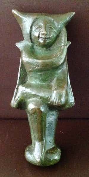 Brons (Onbekend) - Figuur Nar verkocht voor € 210!