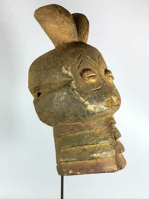 Mambila - 180358 - Rare & Old African headdress Mambila mask - Cameroon. verkocht voor € 65!