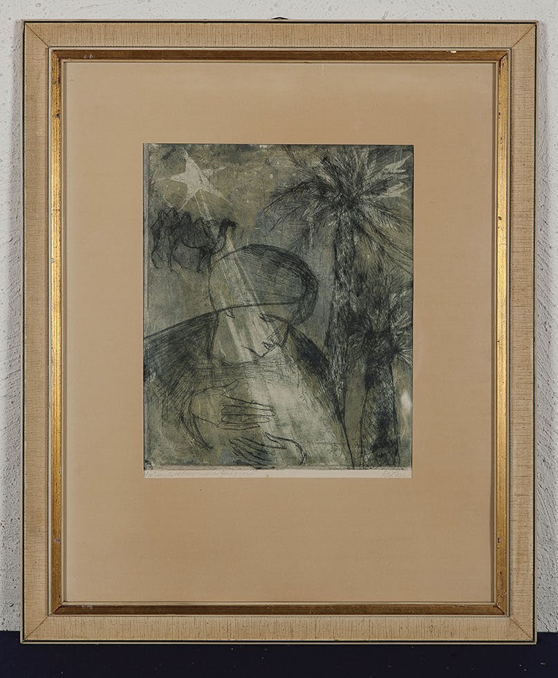 Ria Exel - Kleurets en aquatint - Evangelie van de heilige twaalven - BKR Den Haag kopen? Bied vanaf 10!