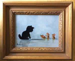 Henk Poeder - Kitten met muisjes verkocht voor € 89!