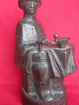 Hans Goddefroy - Beeld "De goudsmid ." kopen? Bied vanaf 15!