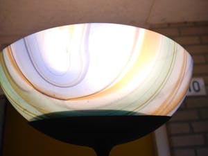 Niet of onleesbaar gesigneerd - fraaie lamp van italiaans design kopen? Bied vanaf 10!