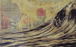 Shepard Fairey - Dark Wave - handsigniert kopen? Bied vanaf 1!