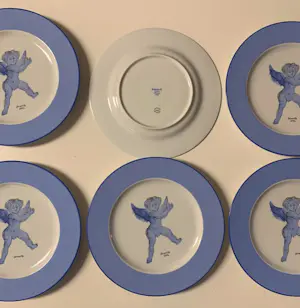 Corneille - Set van 8 borden (Laatste!)- De Blauwe Engel naar Rubens - 2002 kopen? Bied vanaf 90!