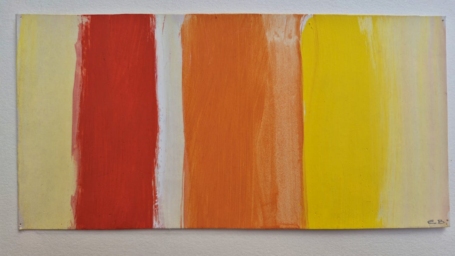 Eugène Brands - Abstracte gouache - gemonogrammeerd kopen? Bied vanaf 395!