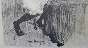 Kees van Dongen - Traîte des blanches,lithografie in/uit l'assiette au beurre kopen? Bied vanaf 50!