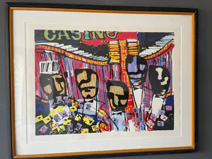 Buy Herman Brood - zeefdruk: Casino? Bid from 450!